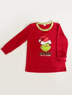 Matching Family Christmas Pajamas Adult's Baby's Polyester Cotton Pants Top Sets -Christmas Costumes Store 202212011031064785981