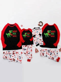 Matching Family Christmas Pajamas Baby's Toddler's Christmas Pattern Top Pants Sets 11 Matching Family Christmas Pajamas Baby's Toddler's Christmas Pattern Top Pants Sets -Christmas Costumes Store 202212081414199049831