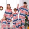 Christmas Matching Family Pajamas Adult's Toddler's Christmas Pattern Pants Top Sets