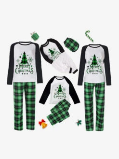 Family Christmas Pajamas Adult's Toddler's Christmas Pattern Plaid Pants Top Sets 10 Family Christmas Pajamas Adult's Toddler's Christmas Pattern Plaid Pants Top Sets -Christmas Costumes Store 202212081414328167318