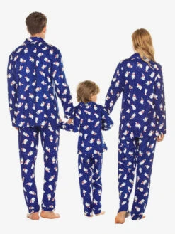 Family Christmas Pajamas Kid's Toddler's Christmas Pattern Pants Top Sets -Christmas Costumes Store 202212081414350445007