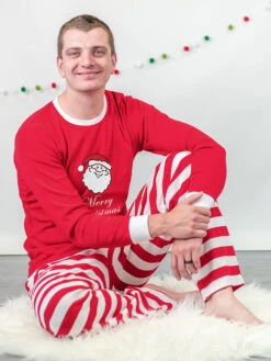 Family Christmas Pajamas Kid's Baby's Christmas Pattern Pants Top Sets -Christmas Costumes Store 202212081414403764260