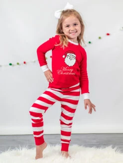 Family Christmas Pajamas Kid's Baby's Christmas Pattern Pants Top Sets -Christmas Costumes Store 20221208141441040811