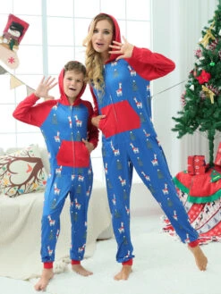 Family Christmas Pajamas Baby's Adult's Christmas Pattern Jumpsuit -Christmas Costumes Store 202212081414560203469
