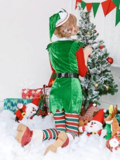 Christmas Tree Costume Women Green Dresses Outfit Pantyhose Sash Hat Set 4 Piece Halloween -Christmas Costumes Store 7559ba11 5662 4748 831a 375e4c9c8b59