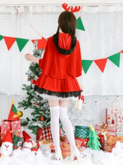Women Christmas Dresses Red Santa Claus Costume Set Halloween -Christmas Costumes Store 77cb970c 4958 4997 8662 504302a2ef80