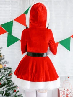 Christmas Costume Santa Claus Red Women Dress And Sash Carnival -Christmas Costumes Store 82c29add f3af 41ce 9fa4 26203513d144