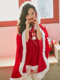 Kids Cloak Christmas Costume Red Cover Ups For Little Girls Halloween -Christmas Costumes Store 8941e436 3ee7 4a48 ad45 83ee842b07bb