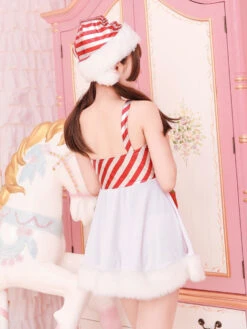 Christmas Santa Claus Costume White Dresses Hat Leg Warmer Outfit For Women Halloween -Christmas Costumes Store 9ee7da23 2b06 4ffd ad0a 8143461e856f