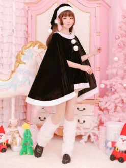 Christmas Costume Santa Claus Red Women Long Sleeve Dress And Hat Halloween -Christmas Costumes Store 9f8bf8ab f889 46c5 873c baf99beb74fc