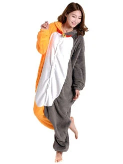 Kigurumi Pajama Neko Cat Onesie Multicolor Flannel Christmas Costume -Christmas Costumes Store a61e04c9 5924 497c b077 f9db4a717036