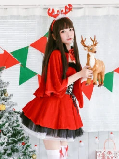 Women Christmas Dresses Red Santa Claus Costume Set Halloween -Christmas Costumes Store e0295480 08b6 4eda bb3e c9e63ee1acfb