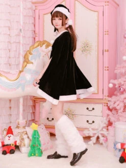 Christmas Costume Santa Claus Red Women Long Sleeve Dress And Hat Halloween -Christmas Costumes Store fad81936 5ee0 478a 83ab 919a96e751a3
